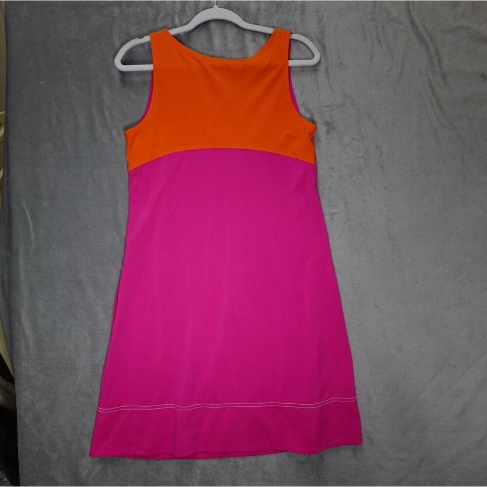 Title Nine Women's Medium Dress w Pockets Pink & Orange